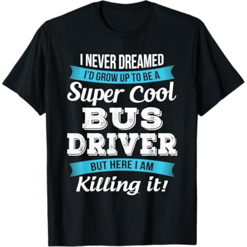 Casual T-shirt Funny Bus Driver Gift T-Shirt Graphic Menswear Hoodie, Sweatshirt | UrbanDripWear.com