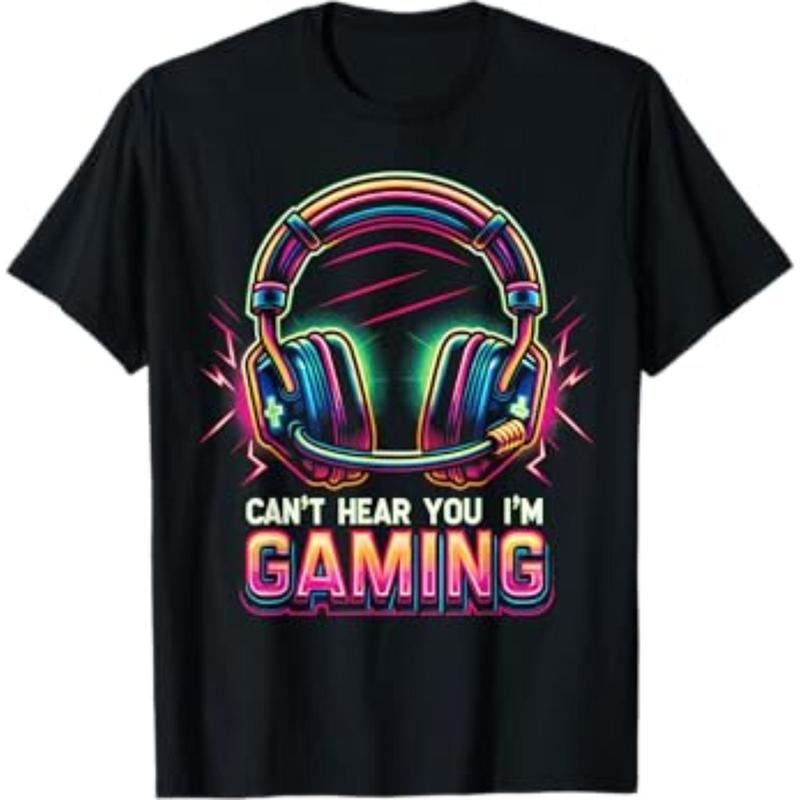 Casual T-shirt Funny Gamer Shirt for Boys Teens Men Video Gaming Graphic T-Shirt Top Streetwear Hoodie, Sweatshirt