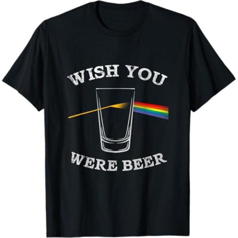 Casual T-shirt Funny Wish you Were Beer Beer Drinker T-Shirt Menswear Top Hoodie, Sweatshirt | UrbanDripWear.com