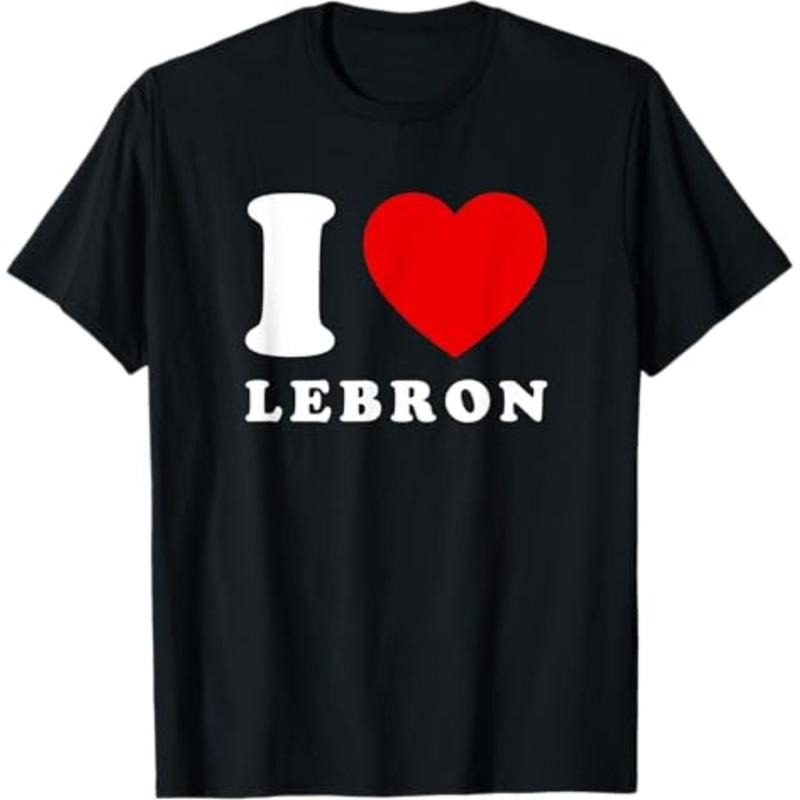 Casual T-shirt I Love My Lebron I Heart My Lebron T-Shirt Graphic Graphic Tees Hoodie, Sweatshirt | UrbanDripWear.com