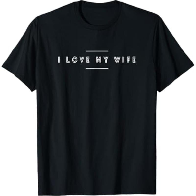 Casual T-shirt I Love my Wife T-Shirt Comfy Graphic Hoodie, Sweatshirt | UrbanDripWear.com