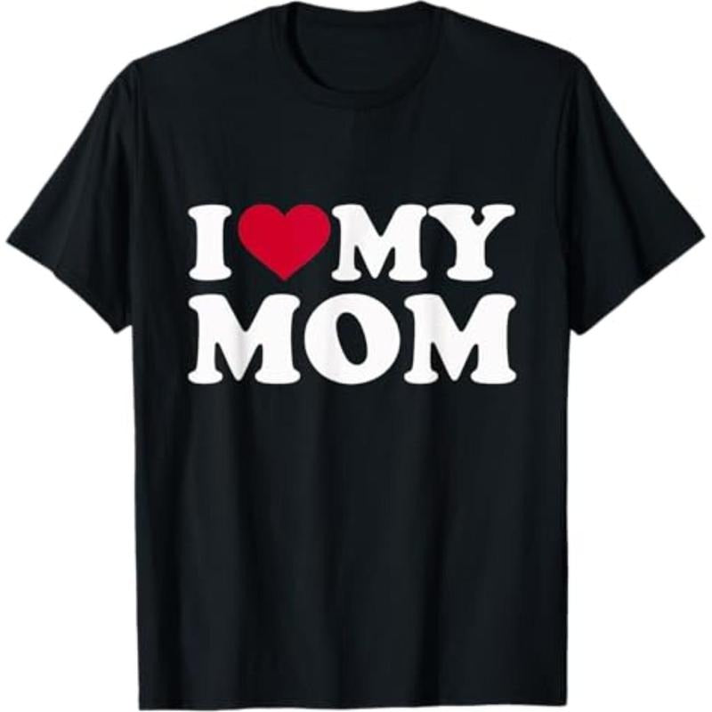 Casual T-shirt I love my mom T-Shirt Graphic Graphic Tees Hoodie, Sweatshirt | UrbanDripWear.com
