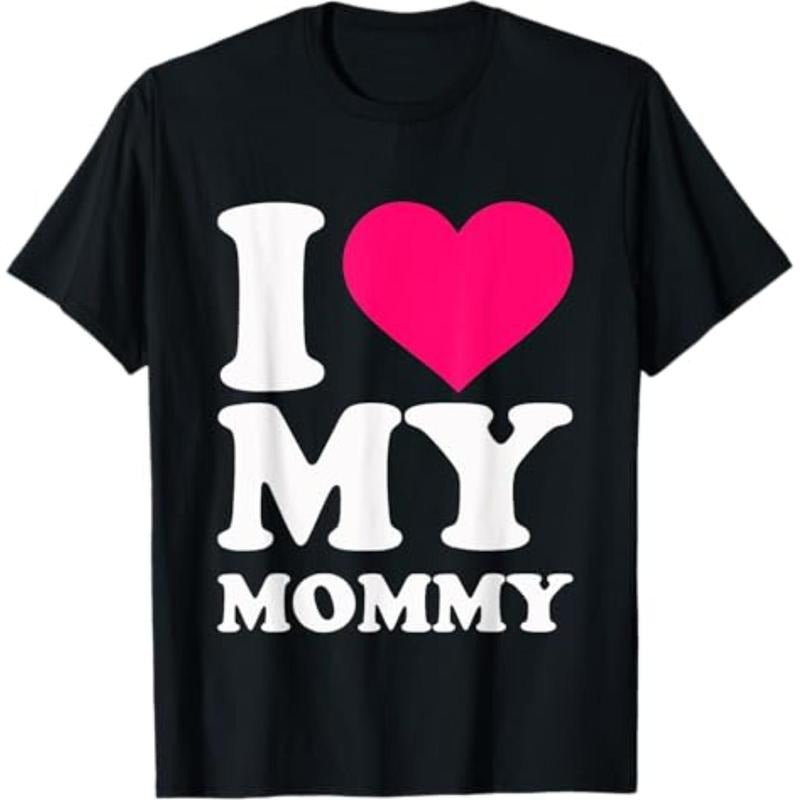 Casual T-shirt I love my mommy T-Shirt Graphic Graphic Tees Hoodie, Sweatshirt | UrbanDripWear.com