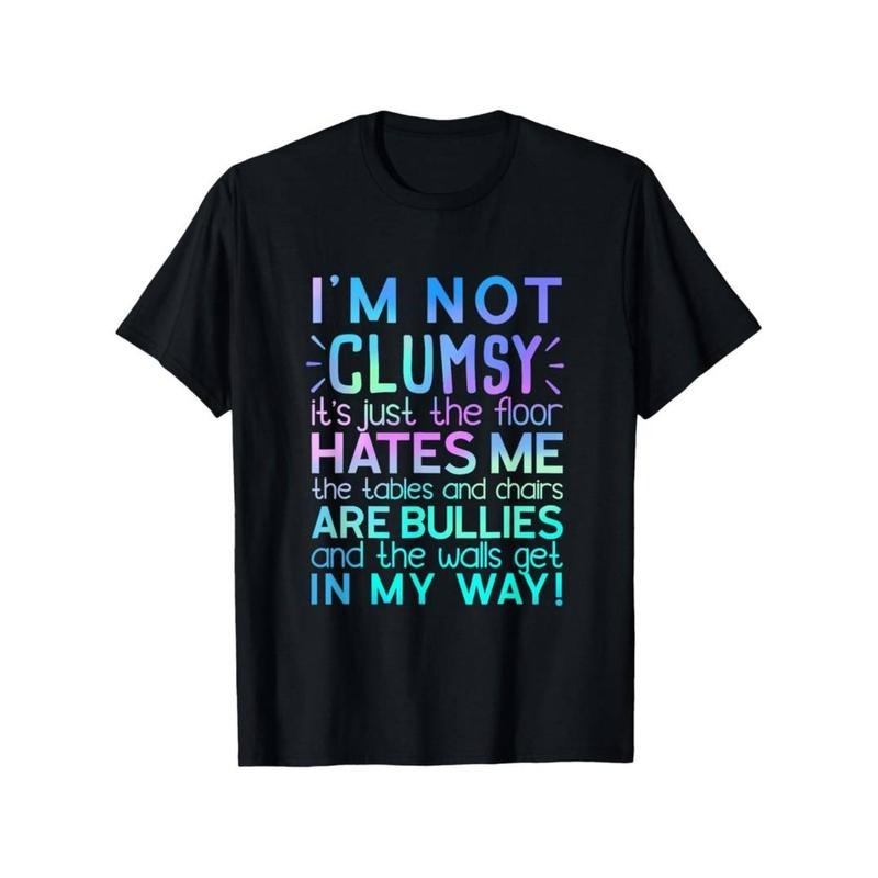 Casual T-shirt I'm Not Clumsy T Shirt Funny People saying Sarcastic Gifts T-Shirt, Trendy Cotton Tops Short Sleeve...