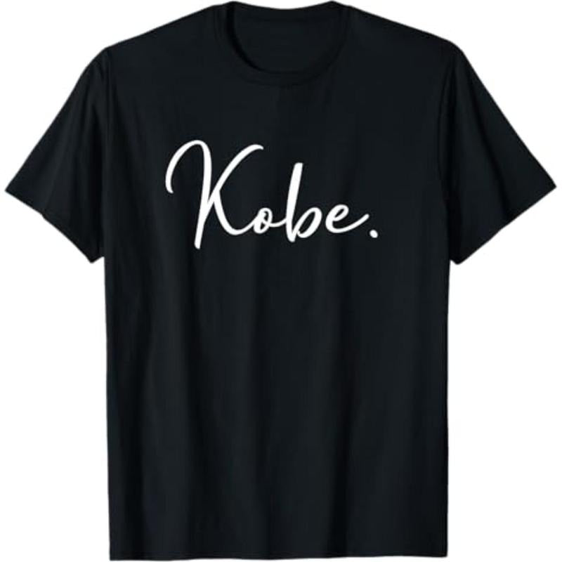 Casual T-shirt Kobe - Handwritten Name T-Shirt Comfy Graphic Hoodie, Sweatshirt | UrbanDripWear.com