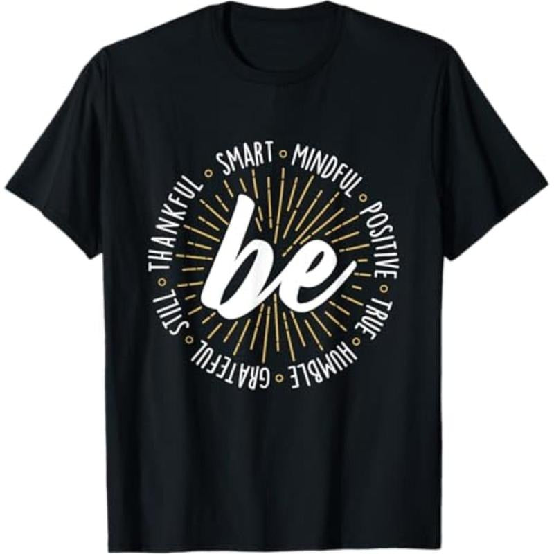 Casual T-shirt Motivational Quote Inspiration Positive Saying Life Slogan Short Sleeve T-Shirt Graphic Graphic Tees...