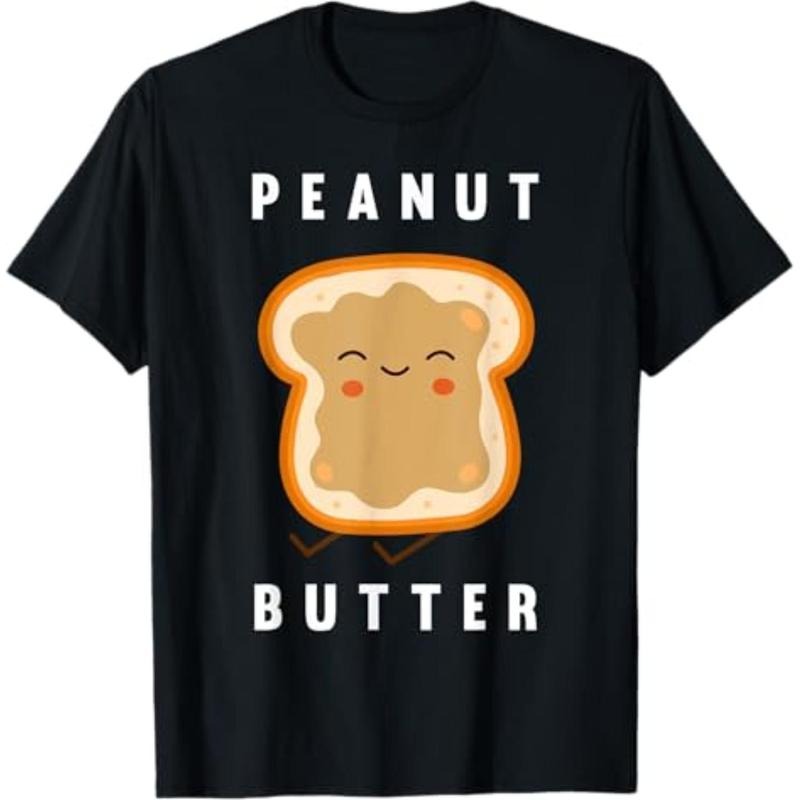 Casual T-shirt Peanut Butter And Jelly Best Friend Matching T-Shirt Graphic Graphic Tees Hoodie, Sweatshirt