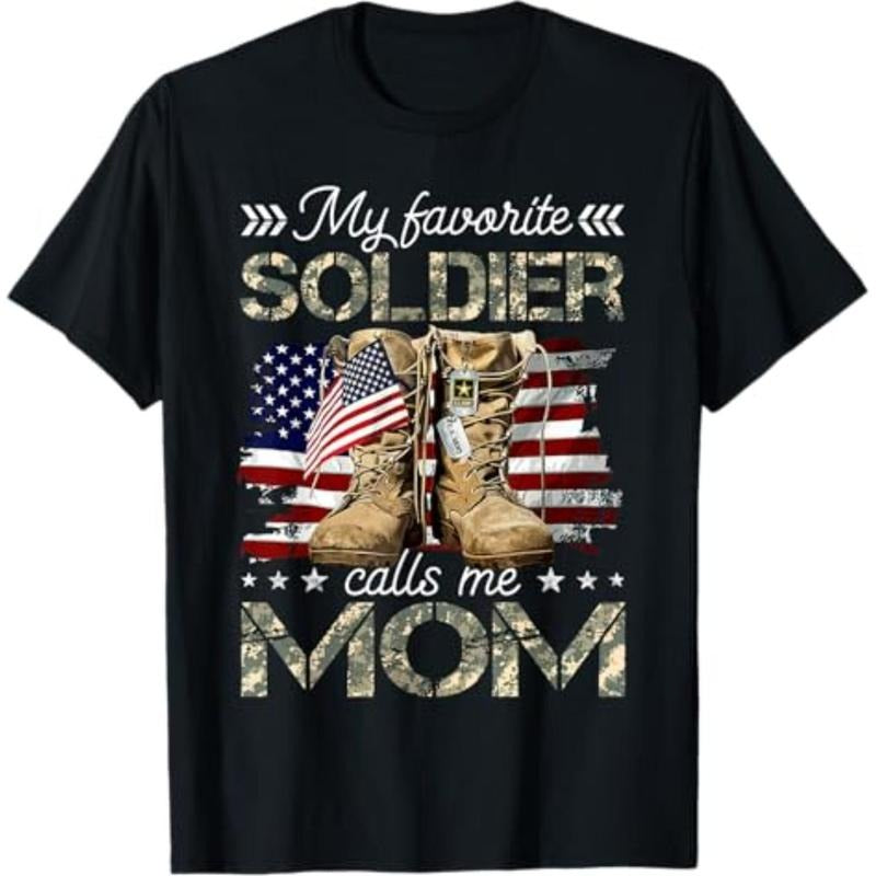 Casual T-shirt Soldier Mom Army Mom Army Graduation Mom Menswear Top Hoodie, Sweatshirt | UrbanDripWear.com