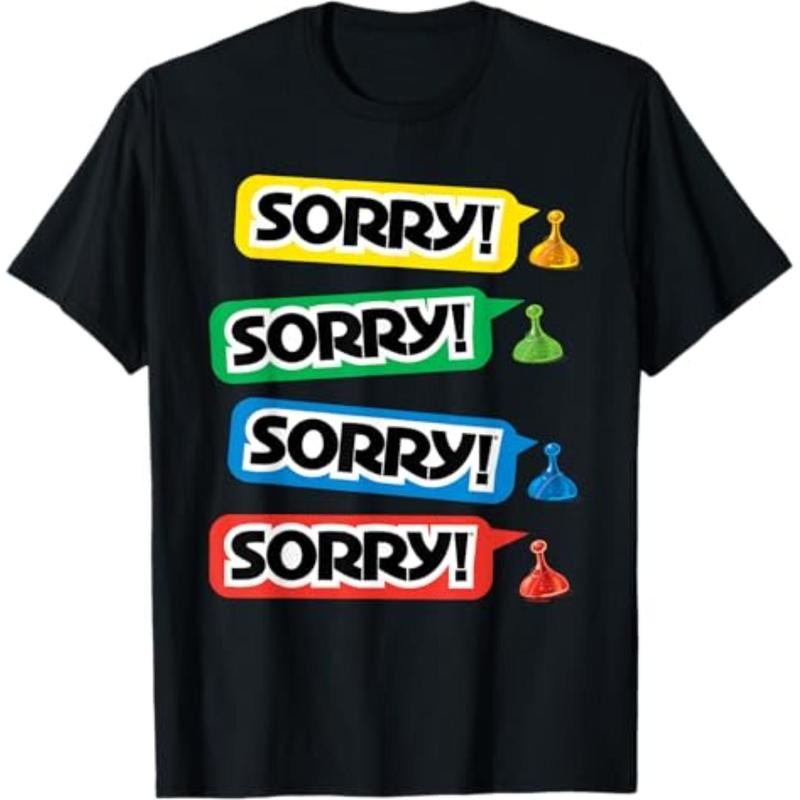 Casual T-shirt Sorry! Sorry! Sorry! T-Shirt Comfy Graphic Hoodie, Sweatshirt | UrbanDripWear.com