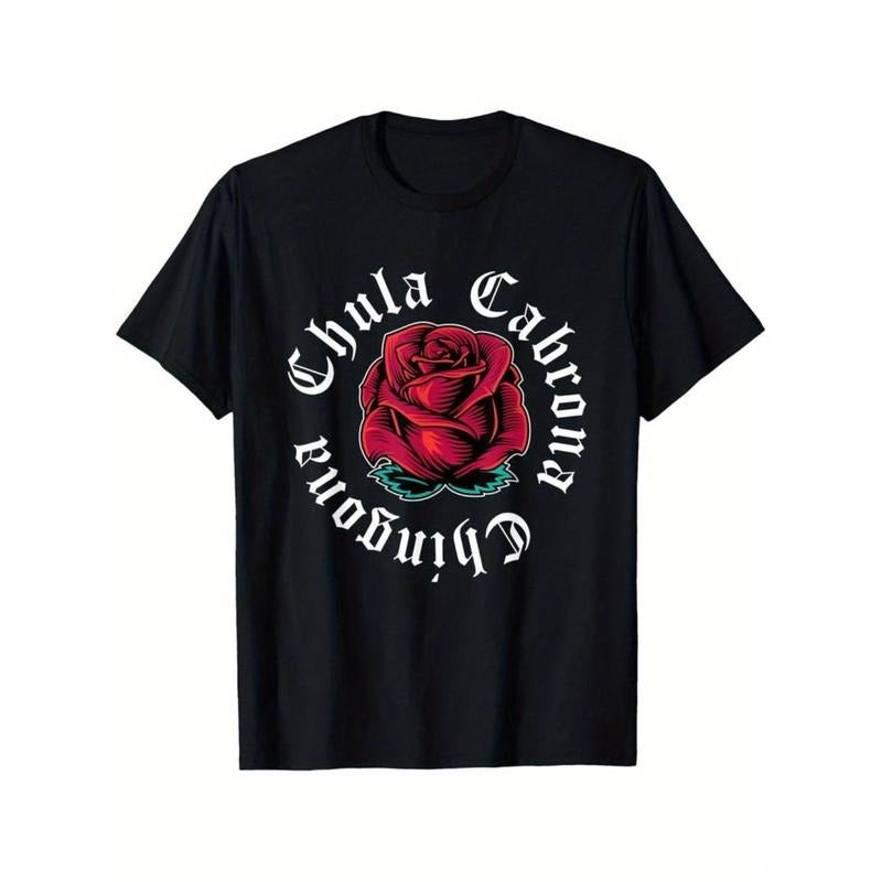 Casual T-shirt Womens Mexicana Chicana Mexican Chula Cabrona Chingona T-Shirt Men'S Crew Neck Fashionable Comfortable And...