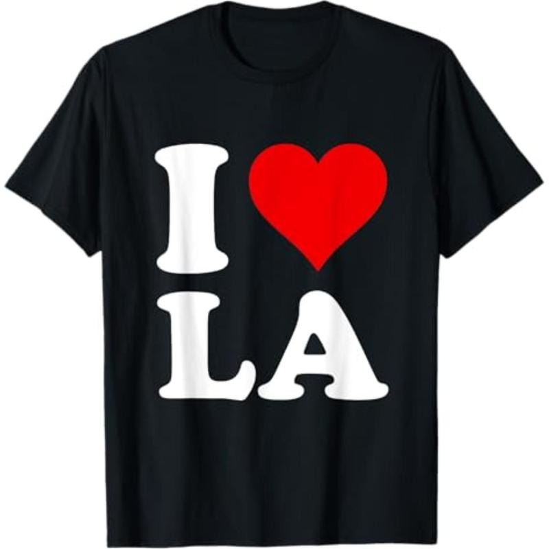 Casual T-shirt i love la T-Shirt Hoodie, Sweatshirt | UrbanDripWear.com