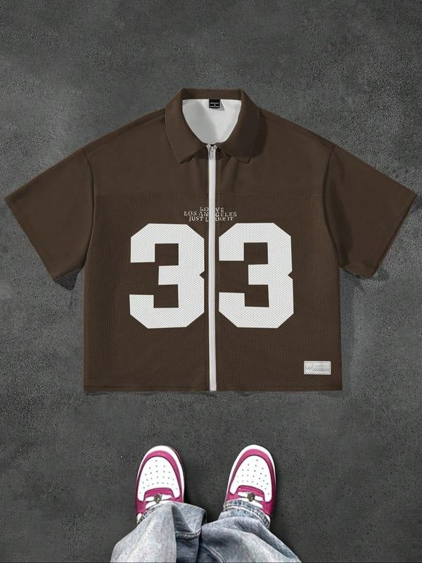 Casual Trendy Letter Print Sports Sweatshirt for Fall & Winter, Moderate Thickness Fitted Pullover for Comfortable...