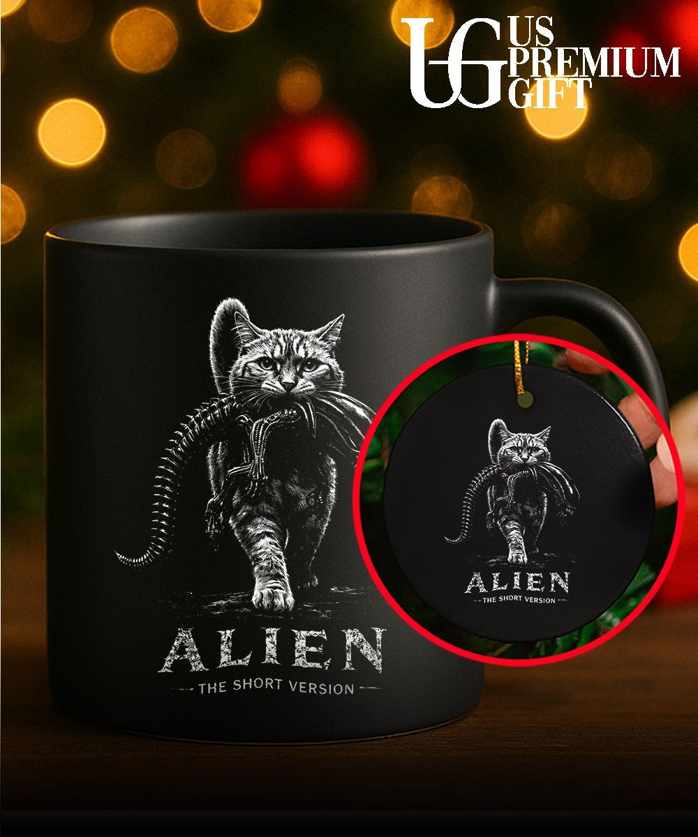 Cat Alien Xenomorph Short Version shirt