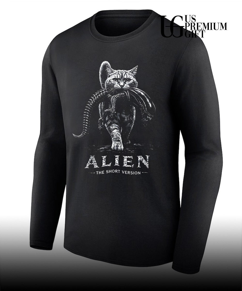 Cat Alien Xenomorph Short Version shirt