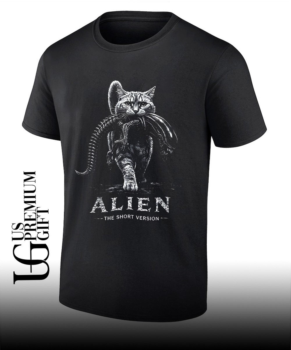 Cat Alien Xenomorph Short Version shirt