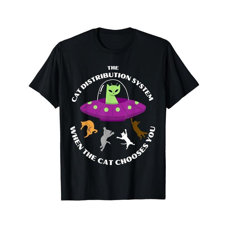 Cat Distribution System Funny Cat Owner for Cat Lovers T-Shirt Hoodie, Sweatshirt | UrbanDripWear.com