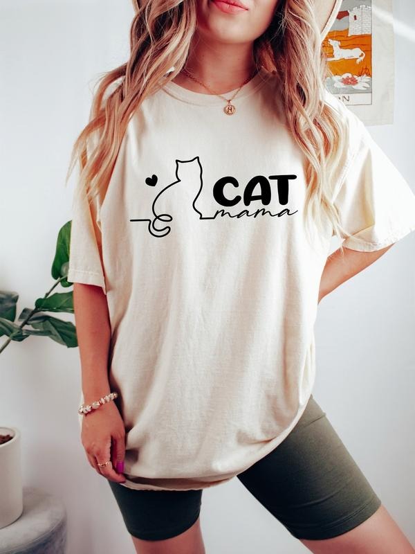Cat Mama Shirt, Cat Mom Shirt, Cat Shirt for Cat Mom, Cat Lover, Mother's Day Gift For Cat Mom, Cat Lover Gift, Cat...