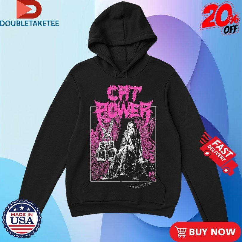Cat Power Trip Grim Reaper T-Shirtss