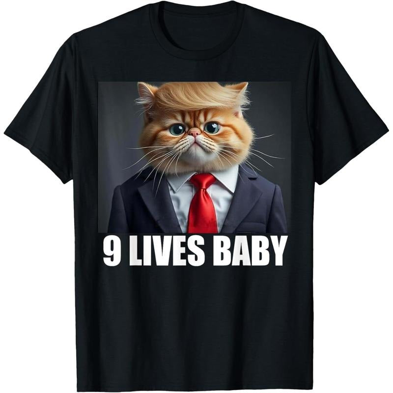 Cat Trump 9 Lives Baby T-Shirt made in usa Hoodie, Sweatshirt | UrbanDripWear.com
