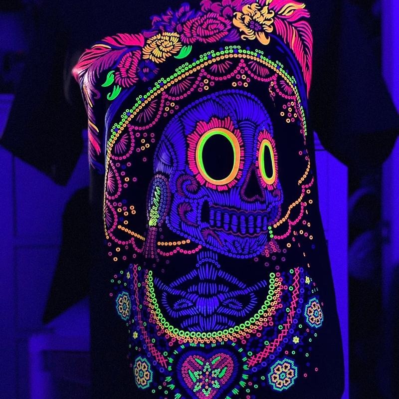 Catrina huichol t-shirt Cotton Black Womenswear Hoodie, Sweatshirt | UrbanDripWear.com