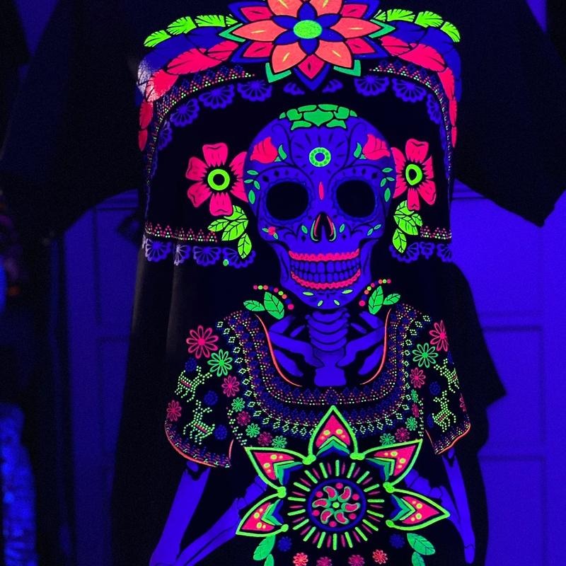 Catrina mexicana T-shirt Casual Cotton Black Hoodie, Sweatshirt | UrbanDripWear.com