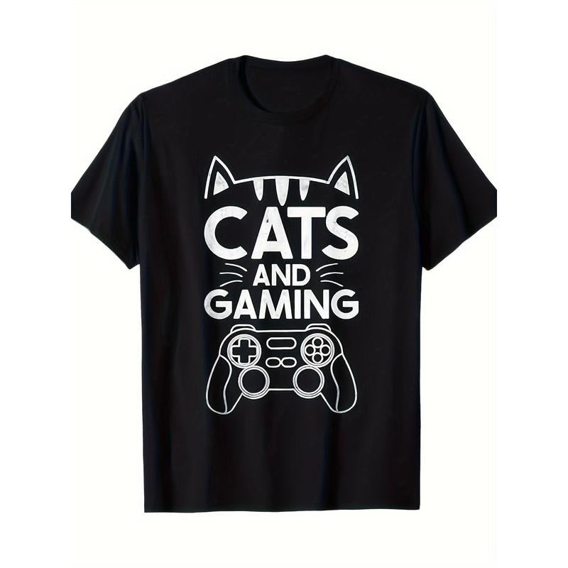 Cats And Gaming Funny Cat Lover Gaming Gift Gamer T-Shirt 220g  made in usa Hoodie, Sweatshirt | UrbanDripWear.com