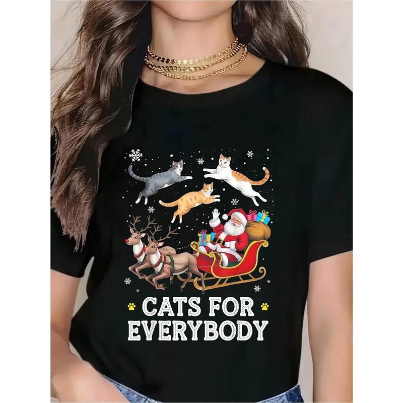 Cats For Everybody Christmas T-Shirt