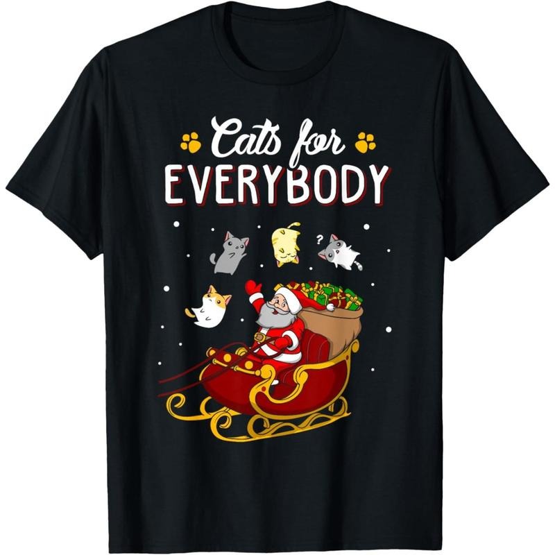 Cats For Everybody Men Kids Women Ugly Christmas Cat T-Shirt  made in usa Hoodie, Sweatshirt | UrbanDripWear.com