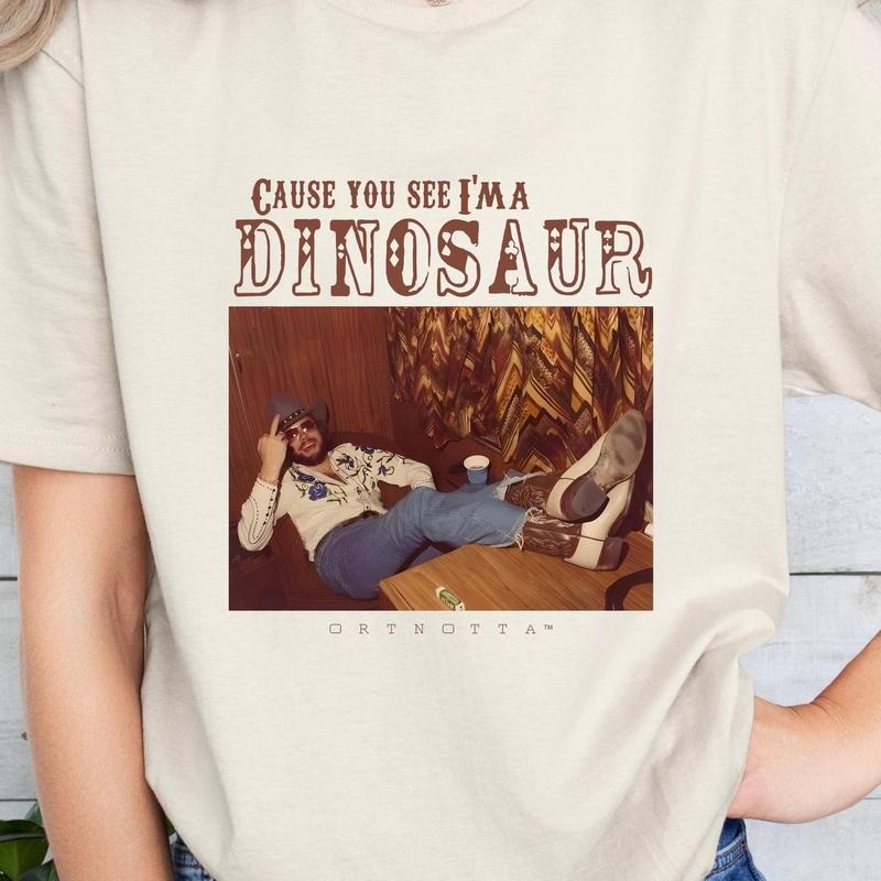 Cause You See I'ma Dinosaur Shirt, Western Southern Boho Hippie Shirt, Cowboy Shirts, Western Style Shirt, Country Music...