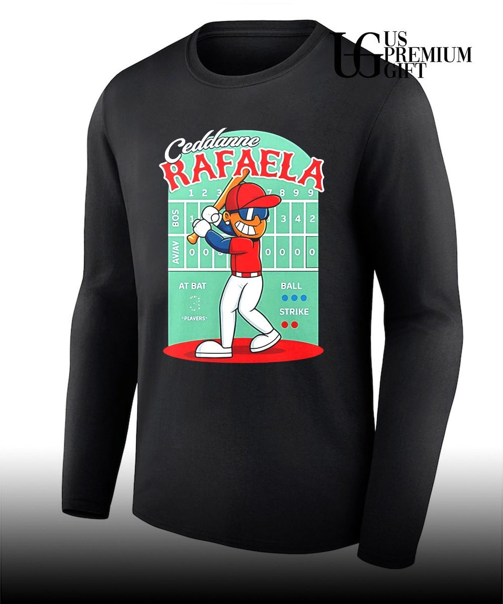Ceddanne Rafaela Boston Red Sox Baseball cartoon shirt