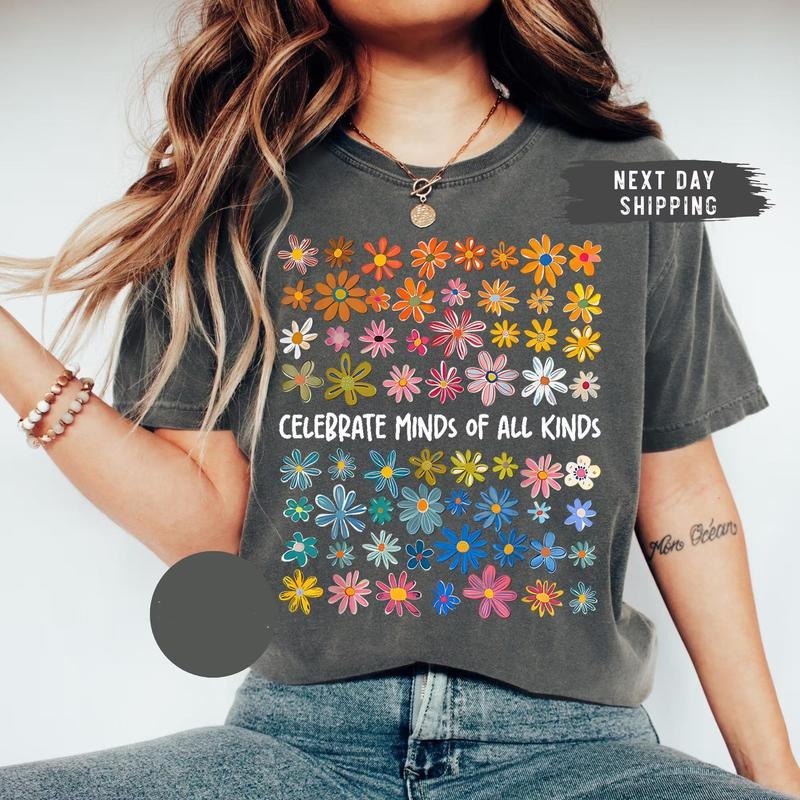 Celebrate Minds of All Kinds Shirt Autism Awareness Shirt Neurodiversity Shir Sped Teacher Shirt Special Education...