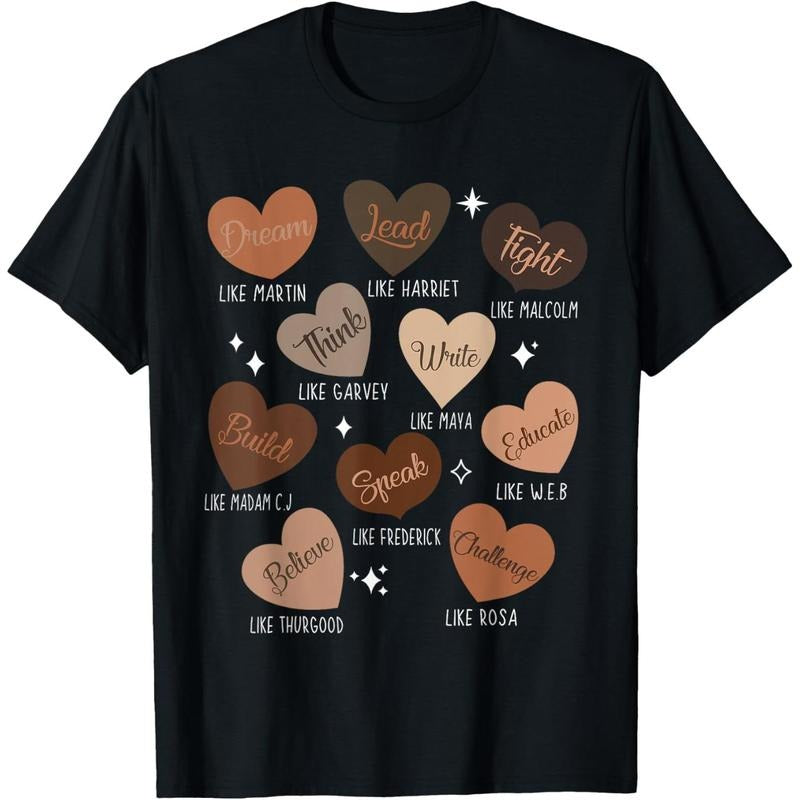 Celebrating Black History with Educated Leader Hearts T-Shirt Hoodie, Sweatshirt | UrbanDripWear.com