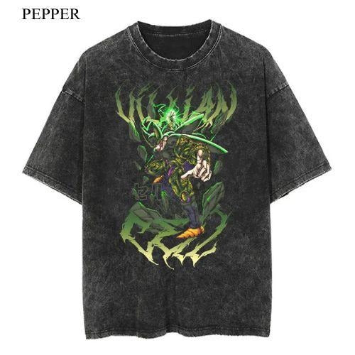 Cell VIllian Vintage T-Shirt, Anime Manga Unisex T-Shirt, Gift For Him Menswear Top Hoodie, Sweatshirt | UrbanDripWear.com