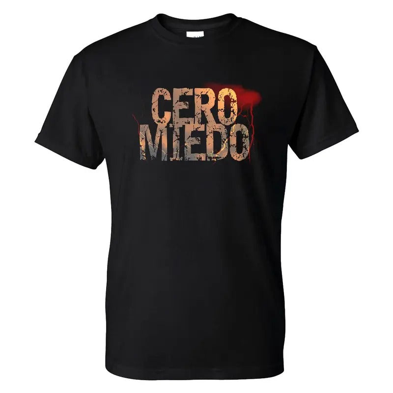 Cero Miedo No Fear Graphic Men's T-Shirt Casual Classic Hoodie, Sweatshirt | UrbanDripWear.com