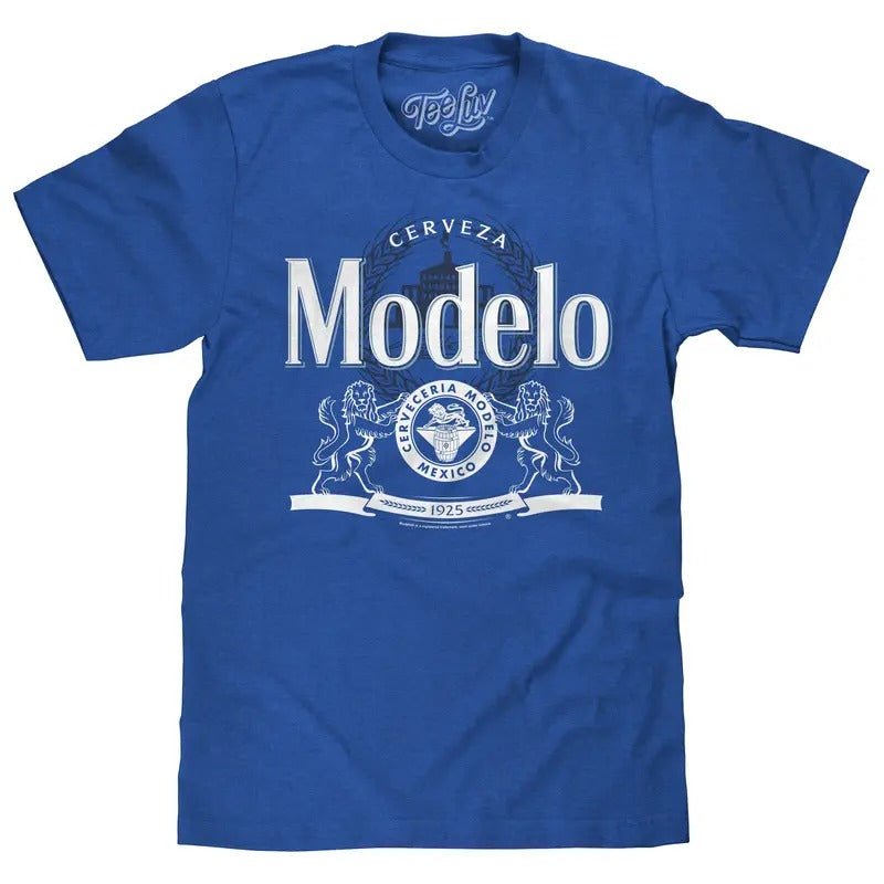 Cerveza Modelo Beer T-Shirt - Royal Blue Hoodie, Sweatshirt | UrbanDripWear.com