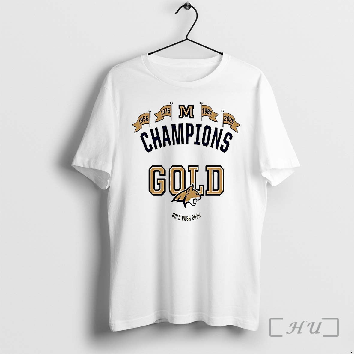 Champions Wear Gold Montana State Bobcats Tshirts Sweater Hoodie Jpg