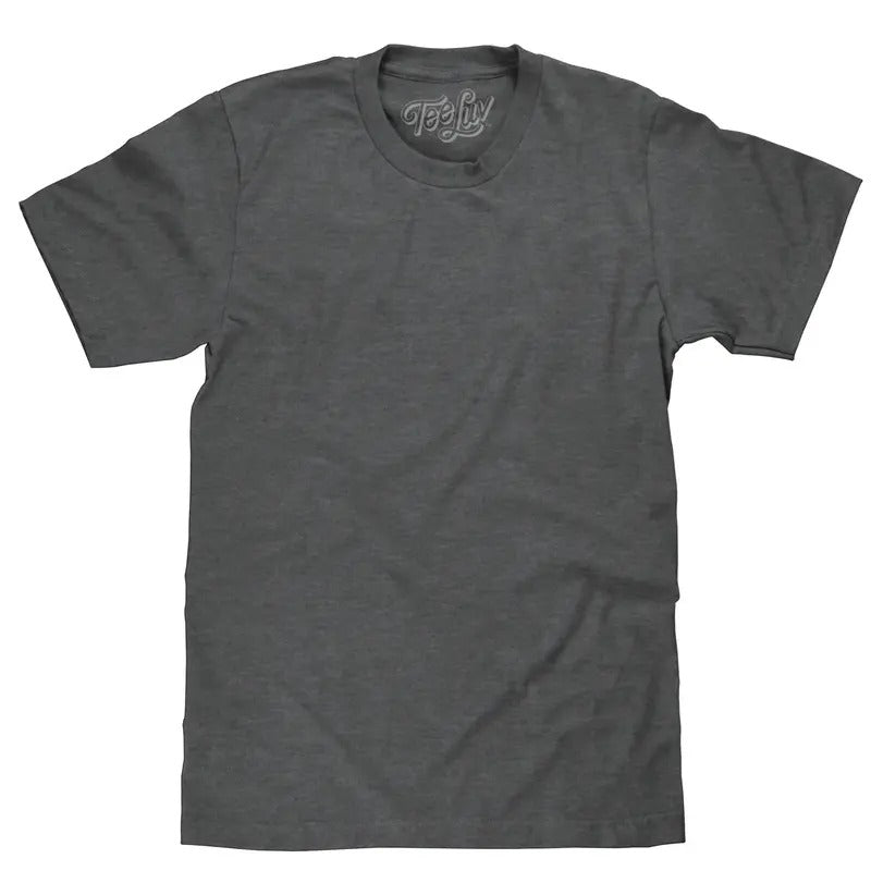 Charcoal Heather Blank T-Shirt - Gray Hoodie, Sweatshirt | UrbanDripWear.com
