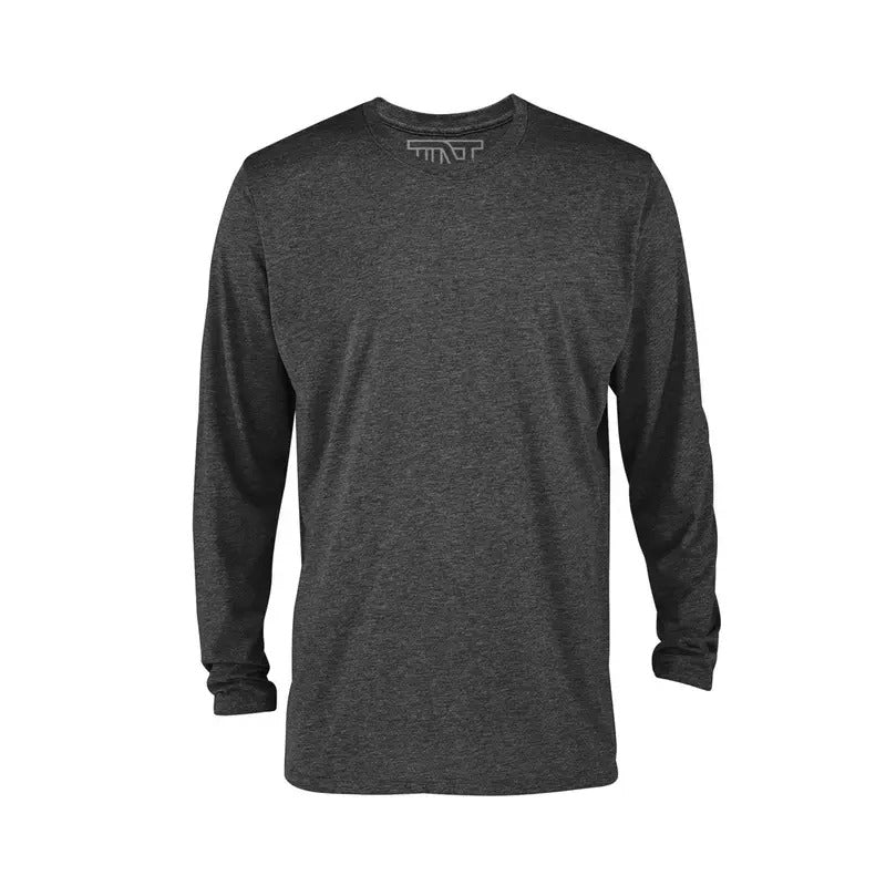 Charcoal Heather Long Sleeve T-Shirt - Gray Hoodie, Sweatshirt | UrbanDripWear.com