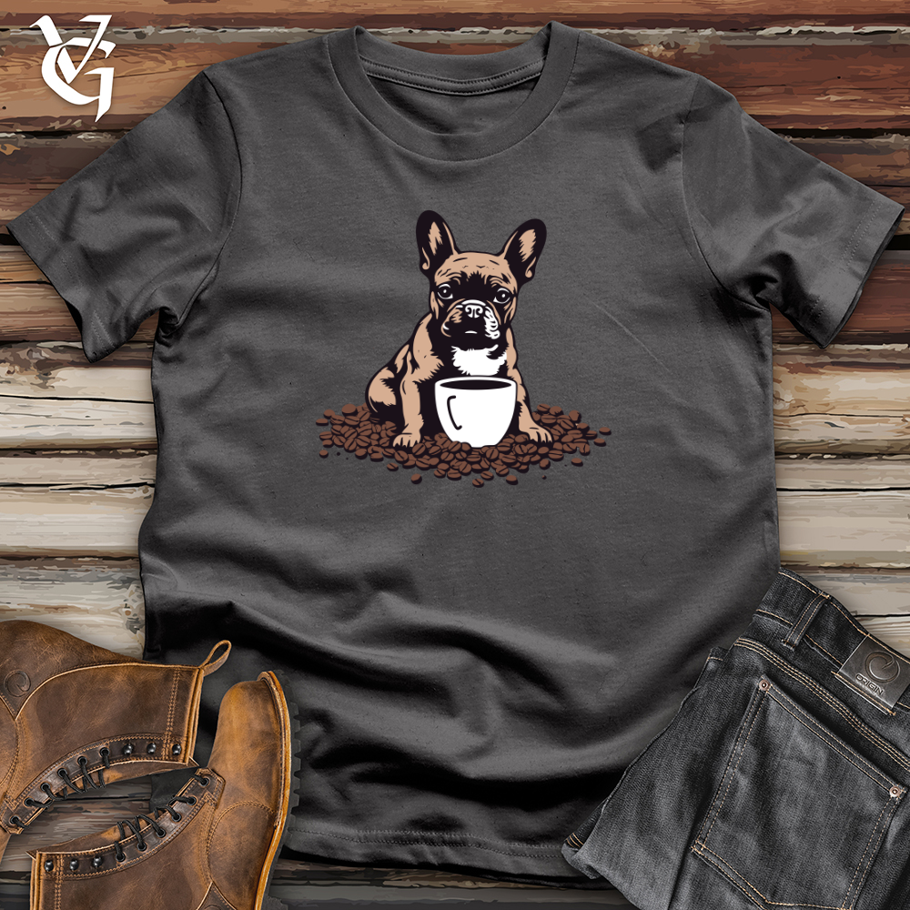 Vintage Coffee Bean Frenchie Softstyle Tee