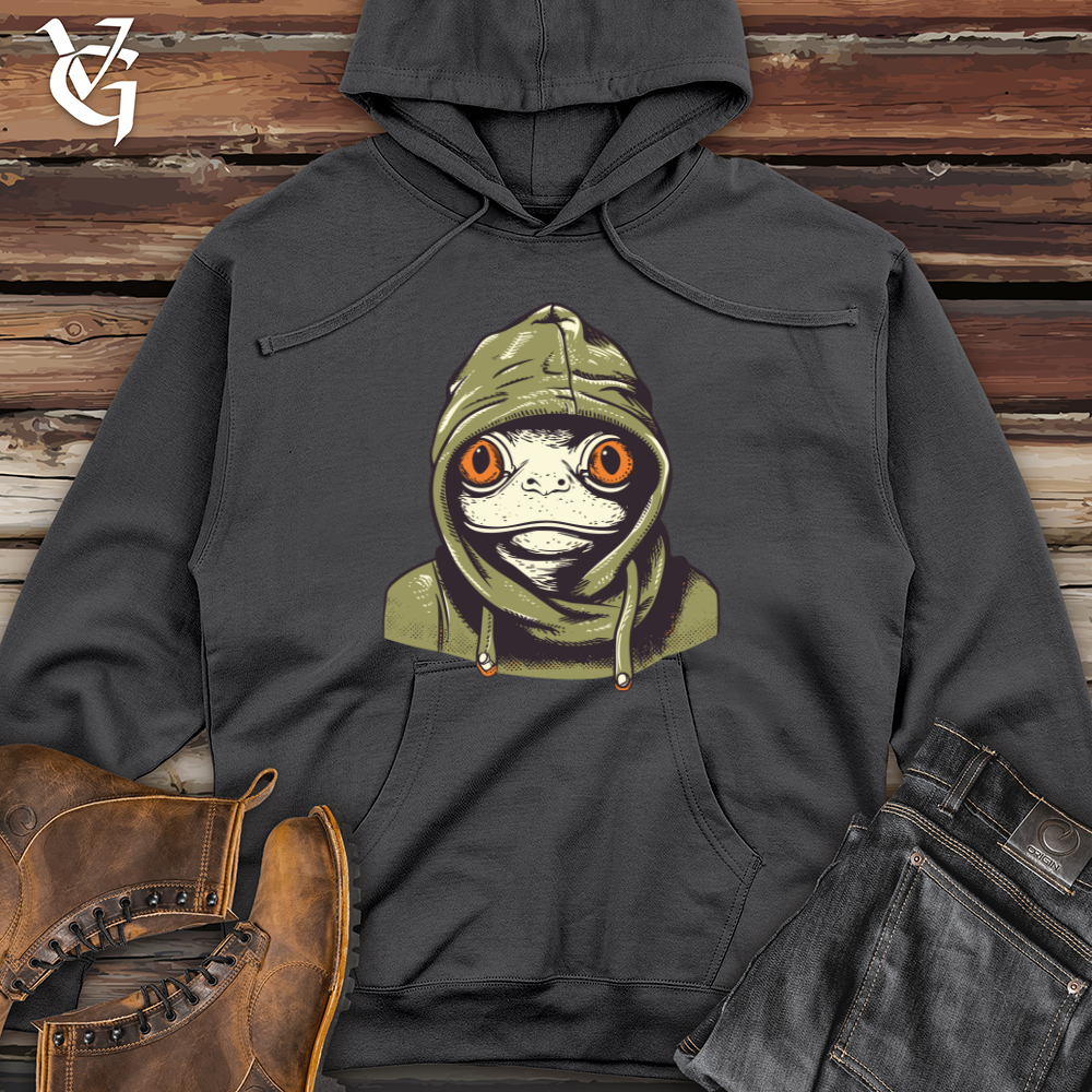 Vintage Beanie Frog Midweight Hooded Sweatshirt