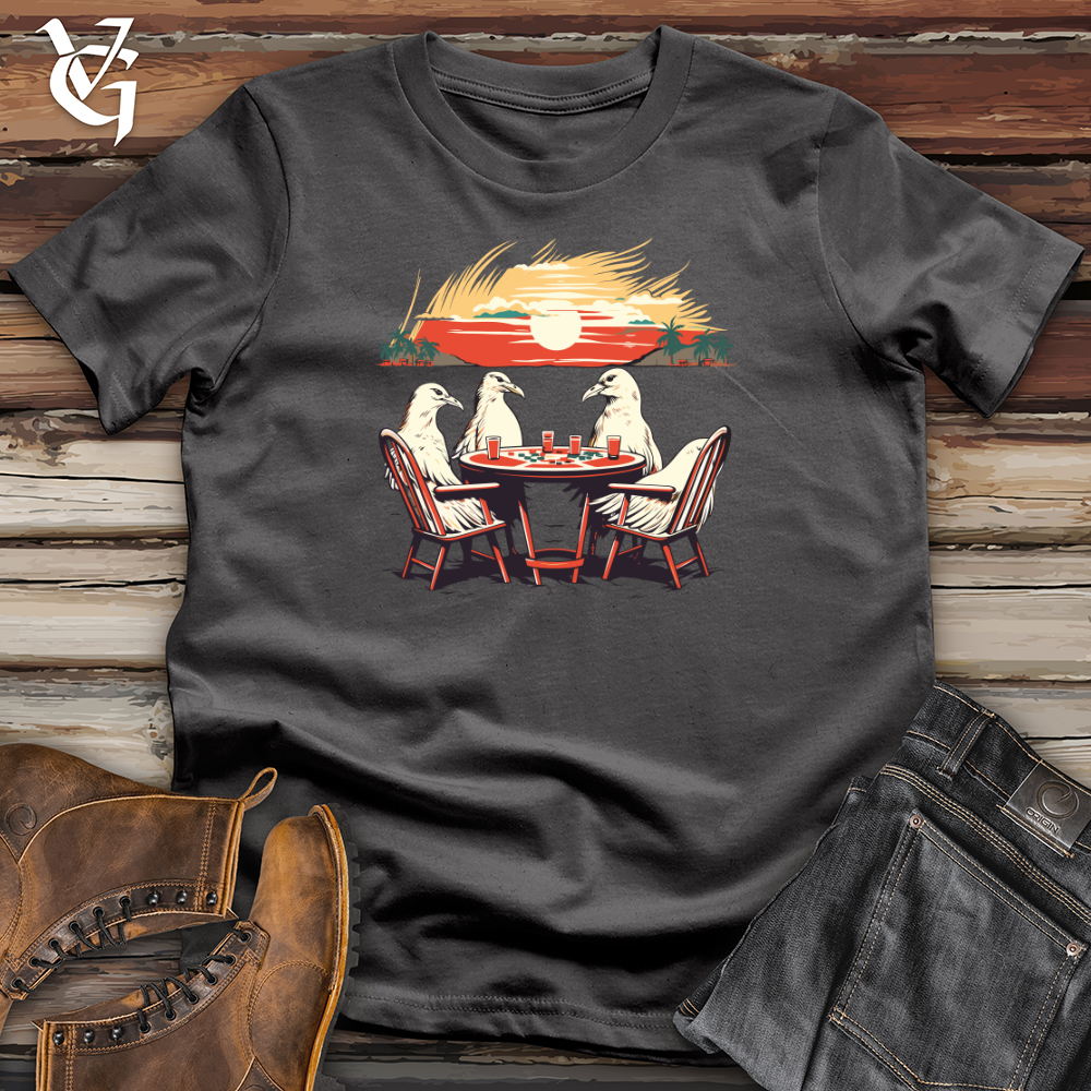 Vintage Poker Birds Softstyle Tee