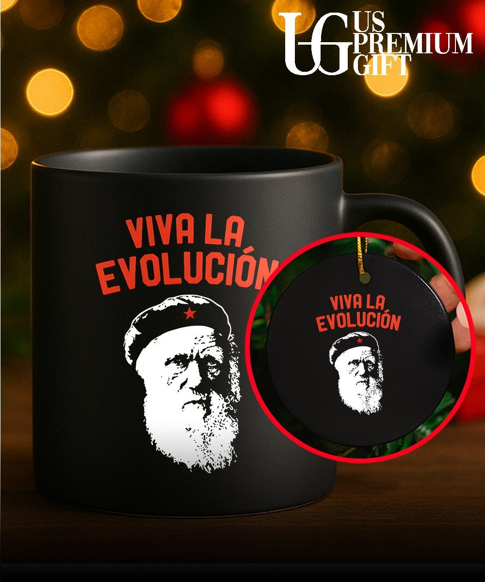 Charles Darwin Viva La Evolucion Evolution shirt