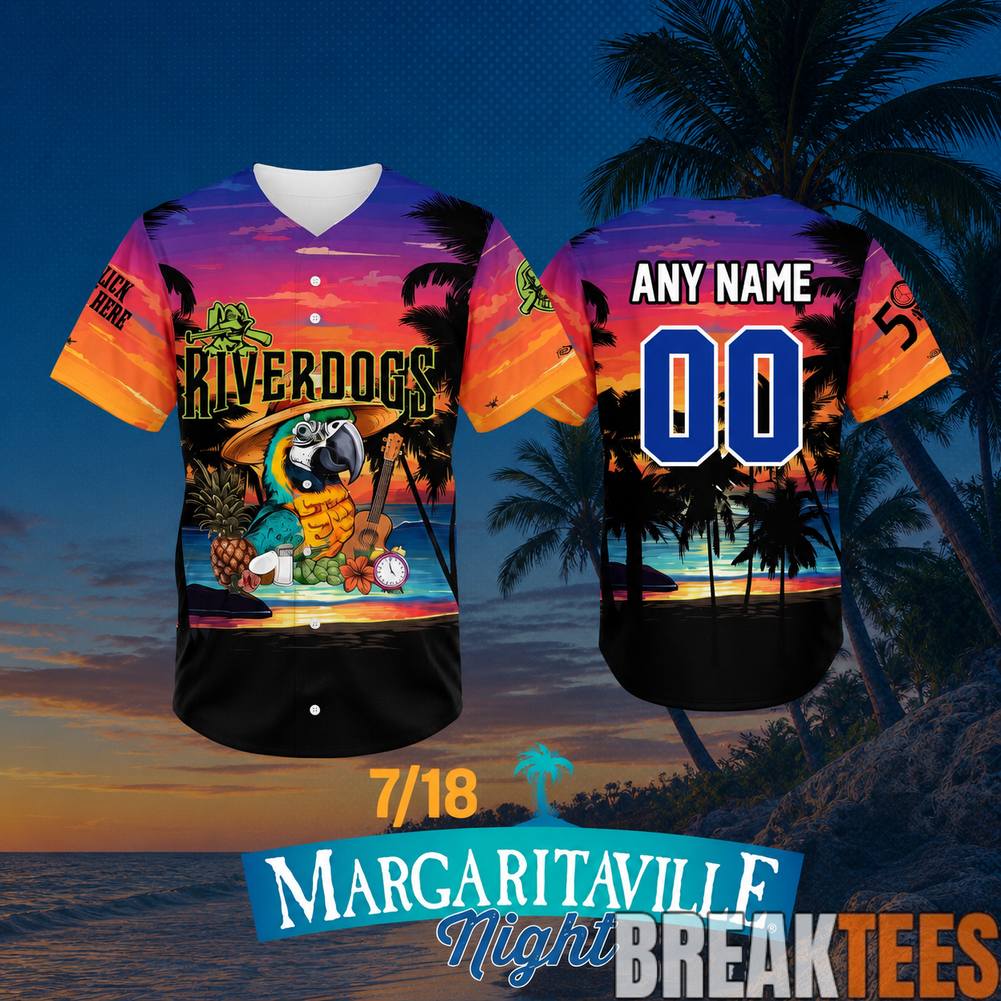 Charleston Riverdogs x Margaritaville Night 2026 Baseball Jersey