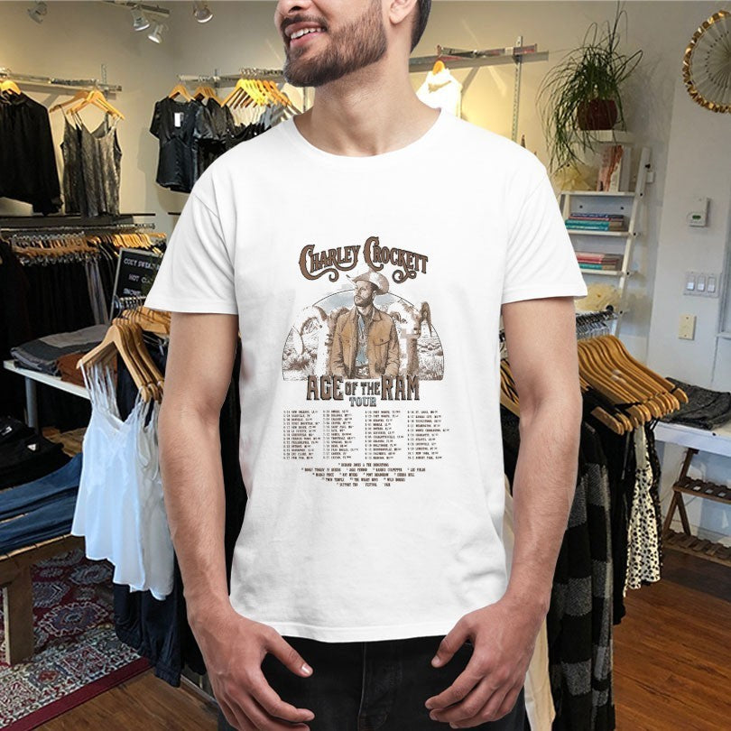 Charley Crockett Age Of The Ram Tour 2026 Dates Shirts