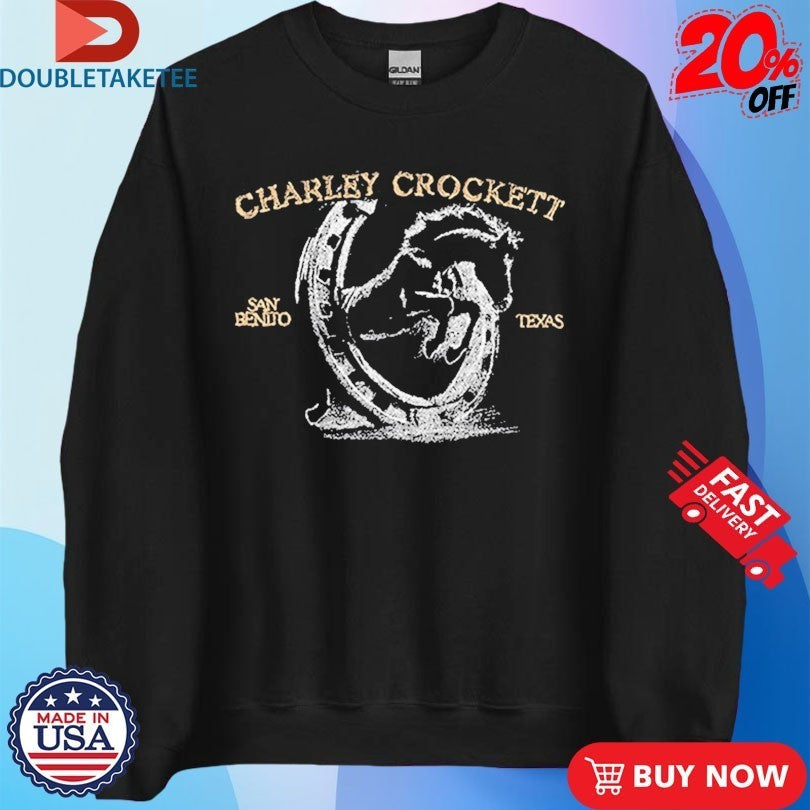 Charley Crockett San Benito Texas Horseshoe Shirts