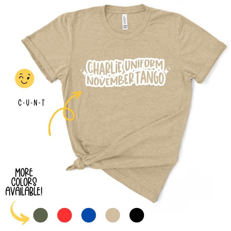 Charlie Uniform November Tango TShirt Hoodie, Sweatshirt | UrbanDripWear.com