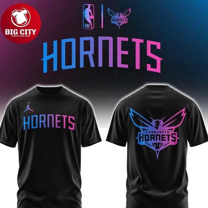 Charlotte Hornets x Cyberpunk Night 2026 NBA Champs Two Sided Shirt
