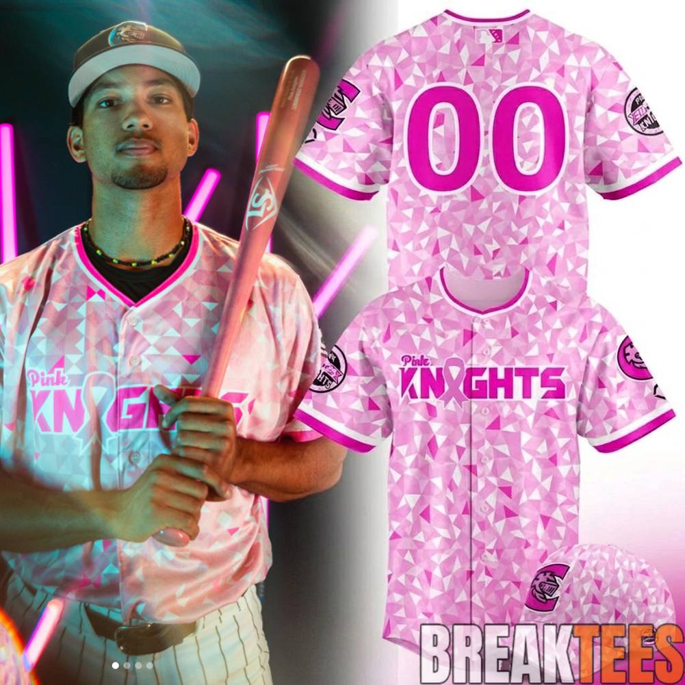 Charlotte Knights x Pink Knights 20th Anniversary Custom Jersey