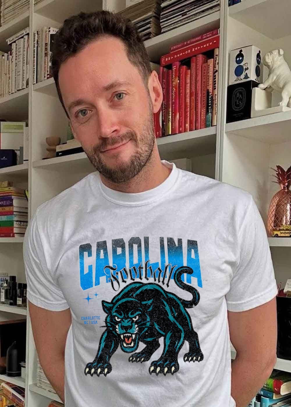 Charlotte NC USA Carolina Football Panther T-Shirt