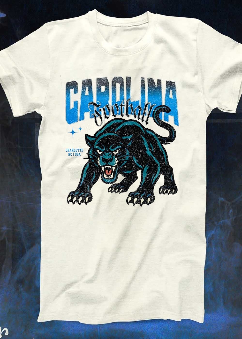 Charlotte NC USA Carolina Football Panther T-Shirt